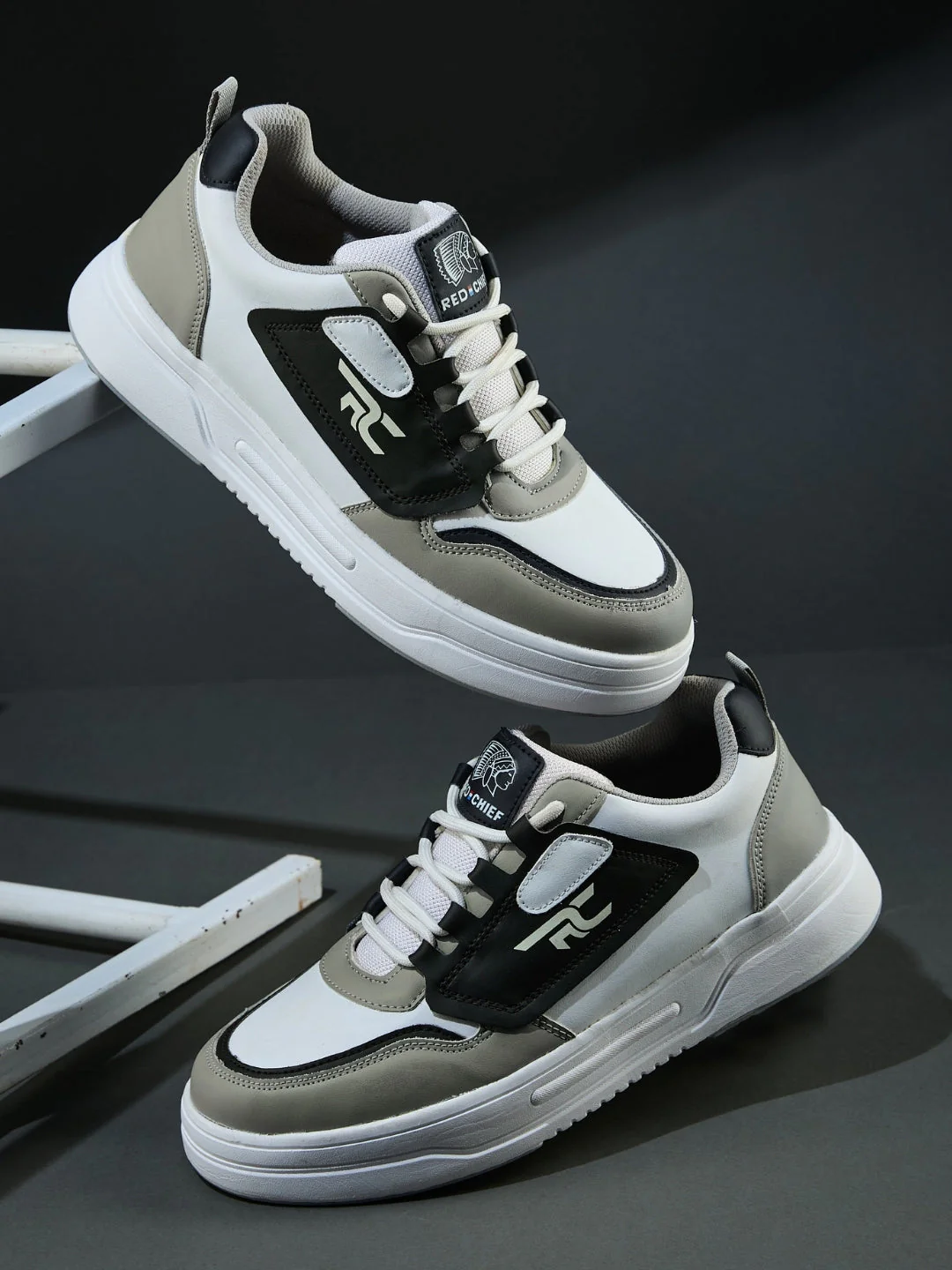 Red Chief Sports Gray-Black Casual Sneakers shoes For Man C6003 F038 - Image 2