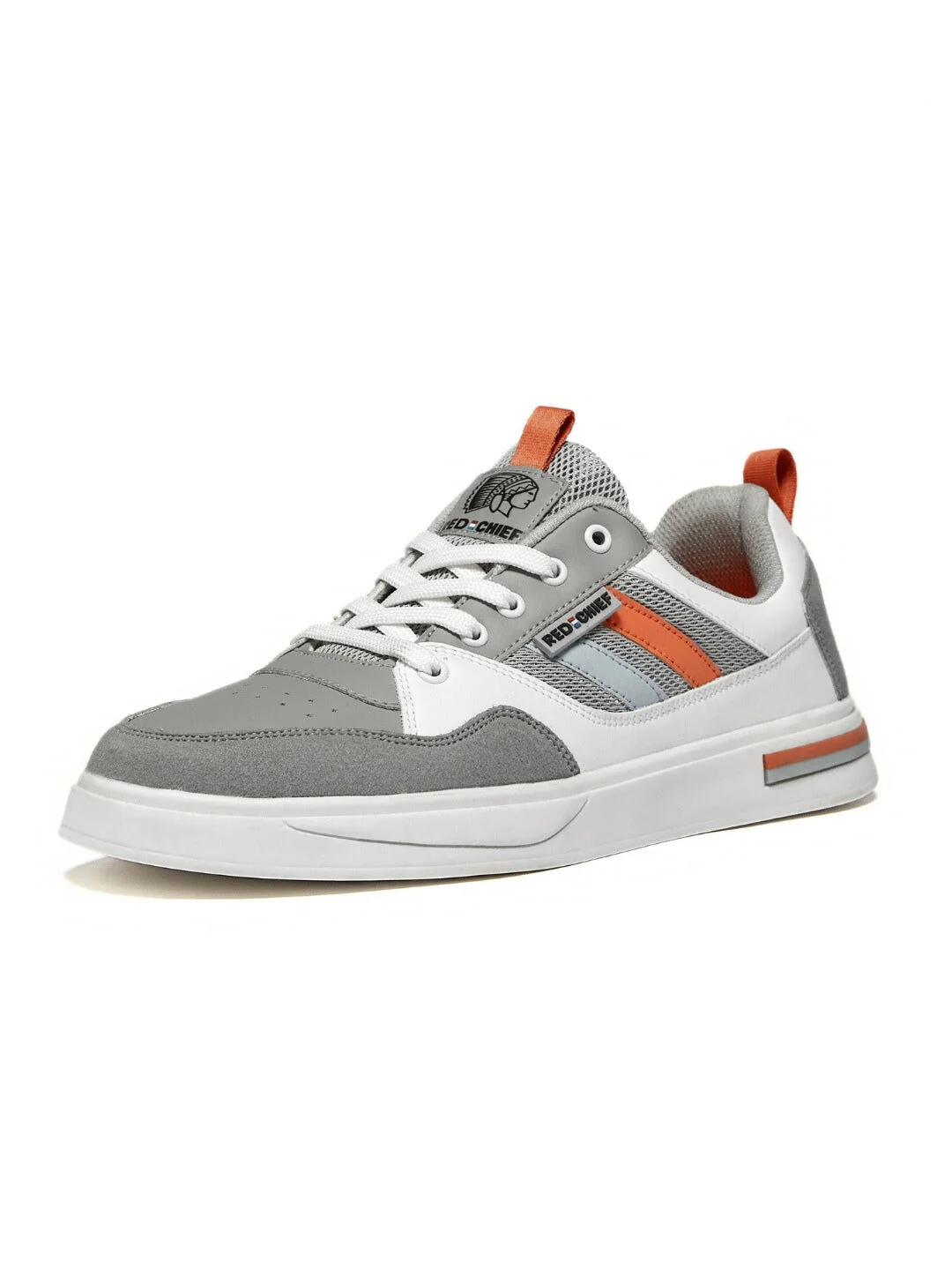 Red Chief Sports Gray-White Casual Sneakers Shoes For Men  C6004 F041 - Image 5