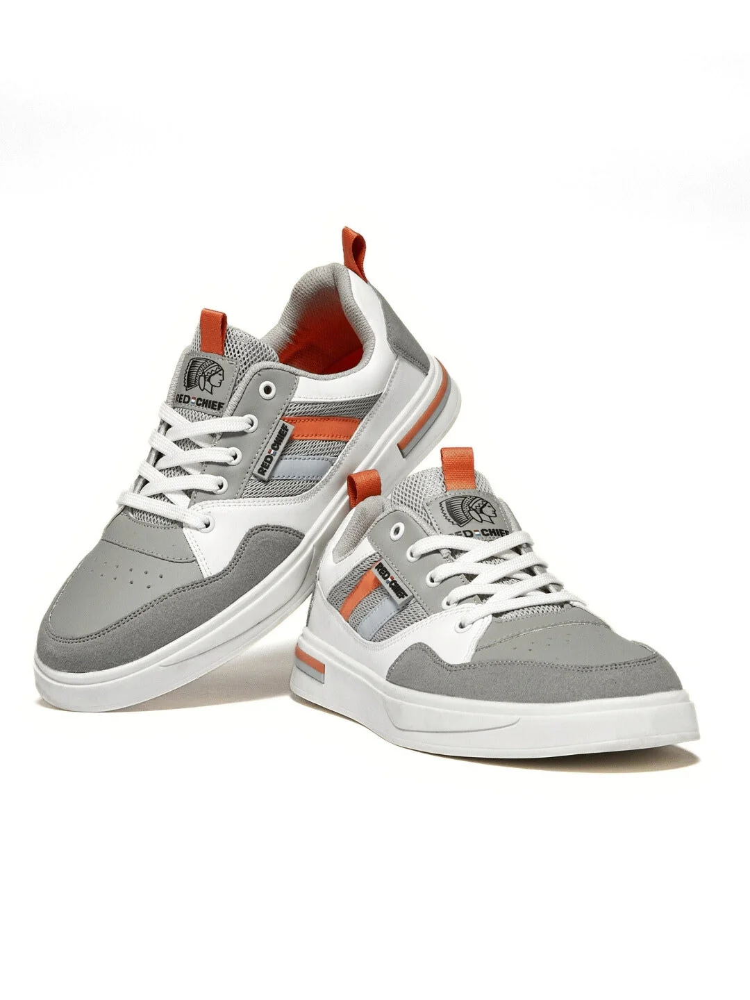 Red Chief Sports Gray-White Casual Sneakers Shoes For Men  C6004 F041 - Image 6