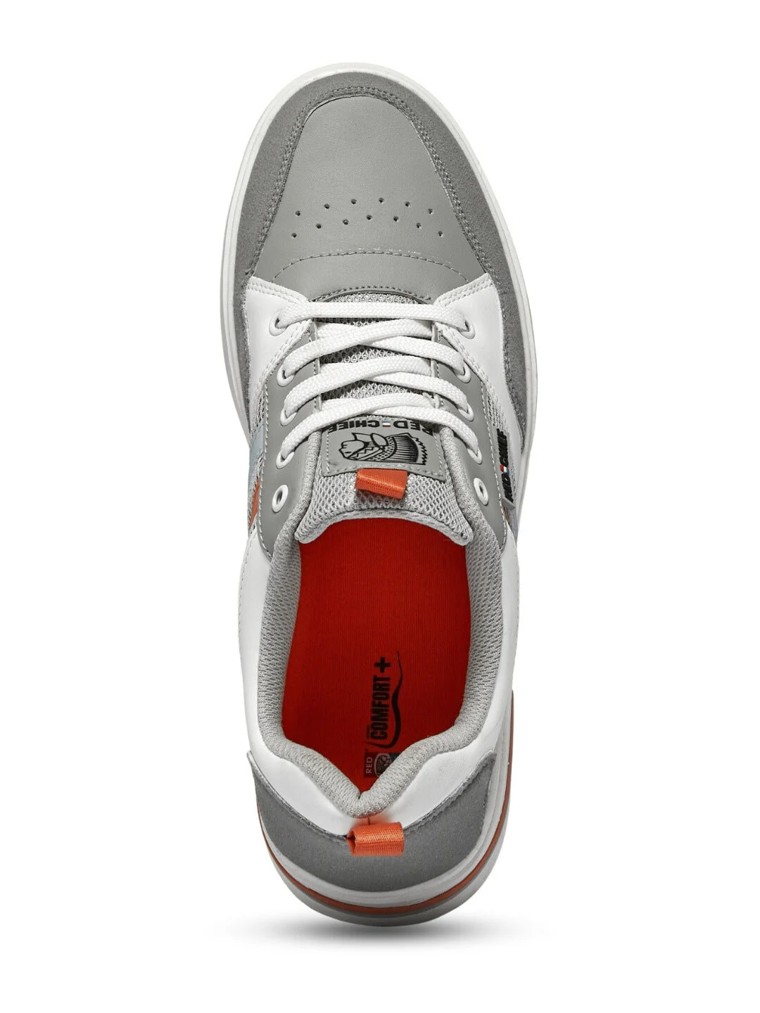 Red Chief Sports Gray-White Casual Sneakers Shoes For Men  C6004 F041 - Image 7