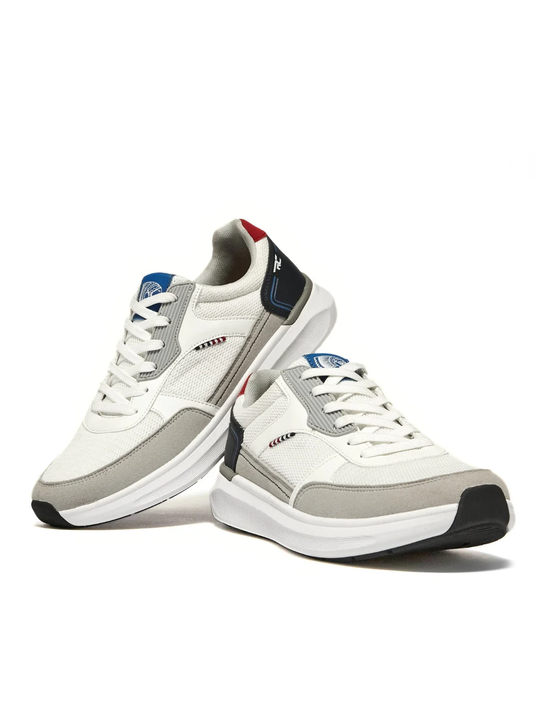 Red Chief Sports White-Gray Casual Sneakers Shoes For Men C6006 F052 - Image 3