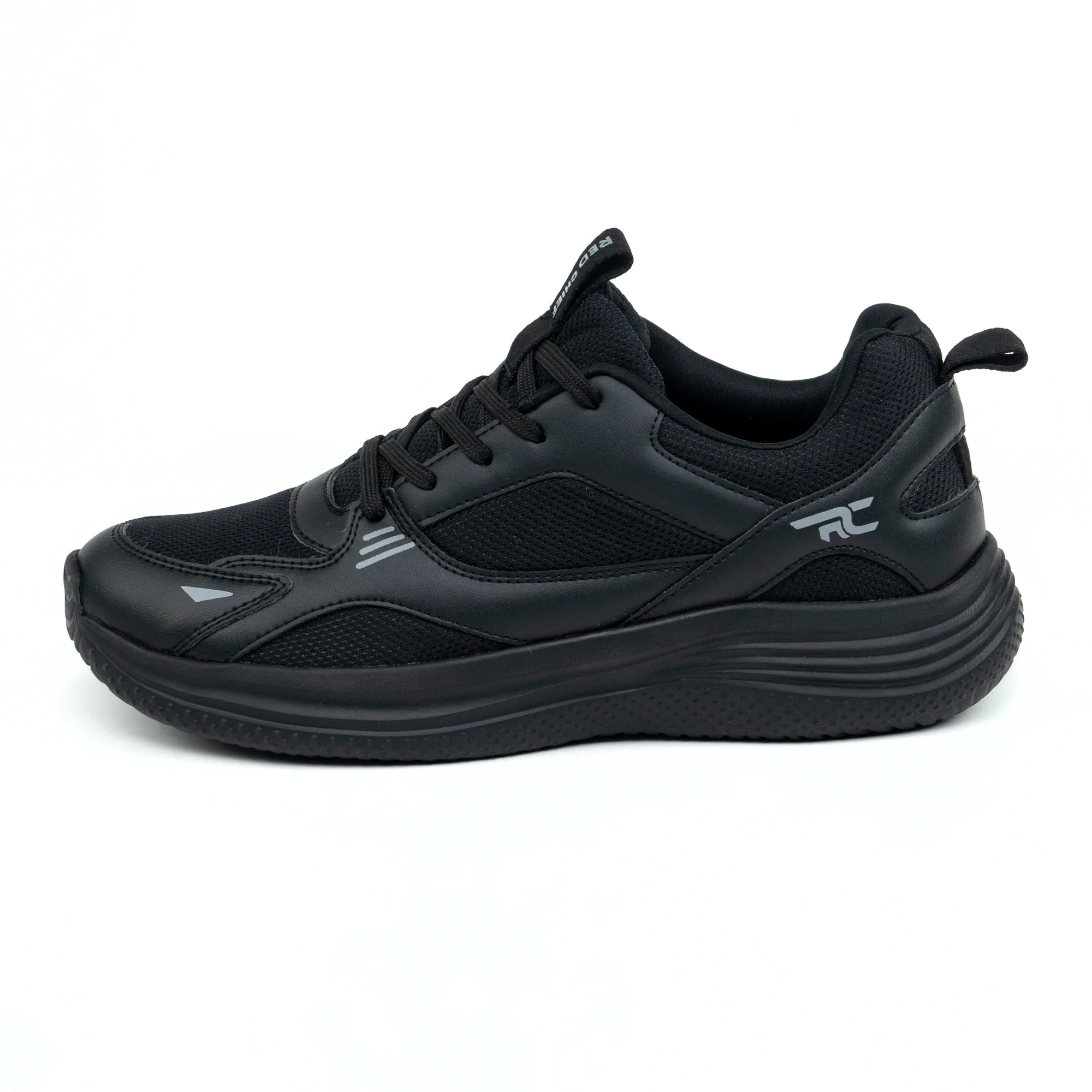 Red Chief Sports Black Walking Shoes for Men  W7011 001 - Image 3