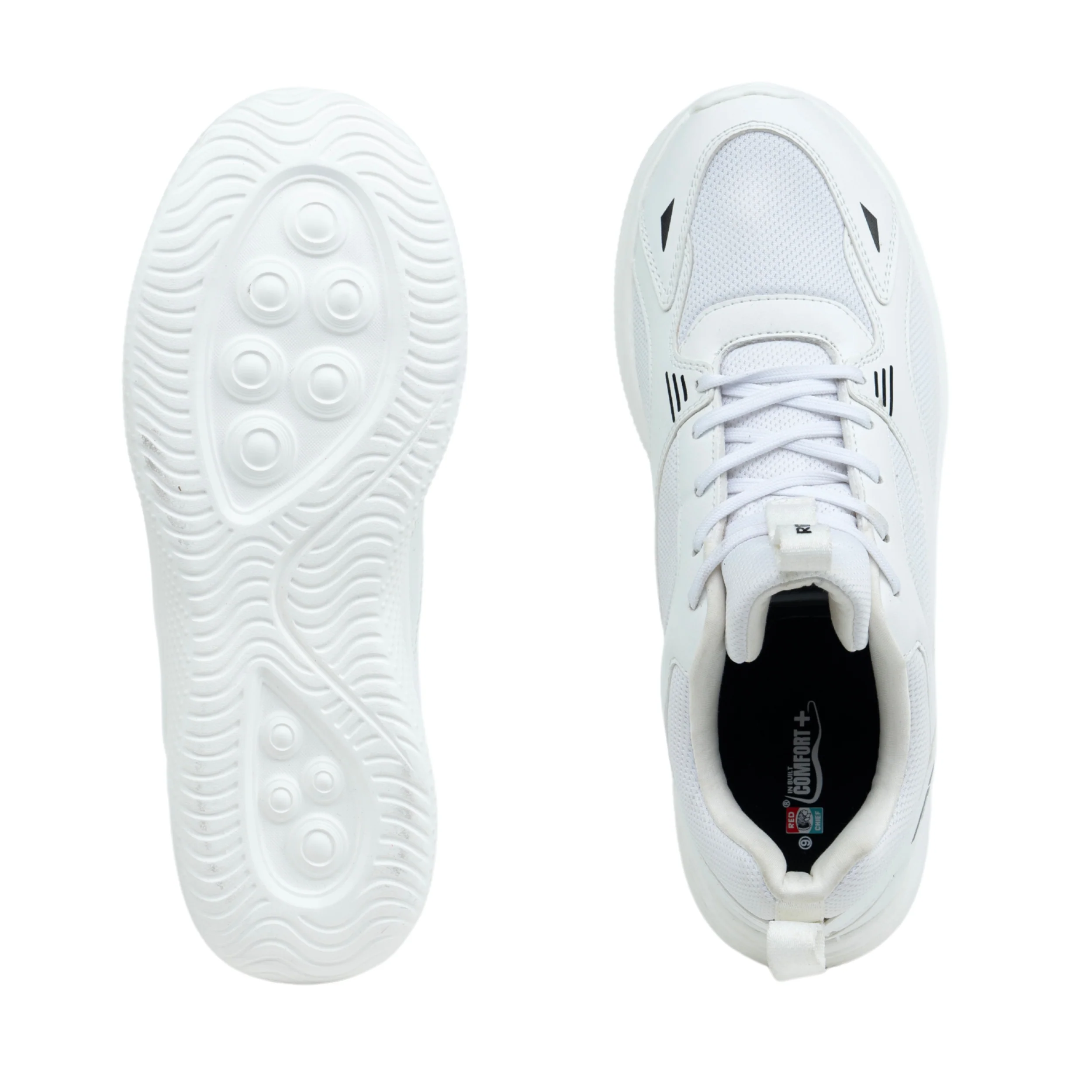 Red Chief Sports White Walking Shoes for Men  W7011 057 - Image 10
