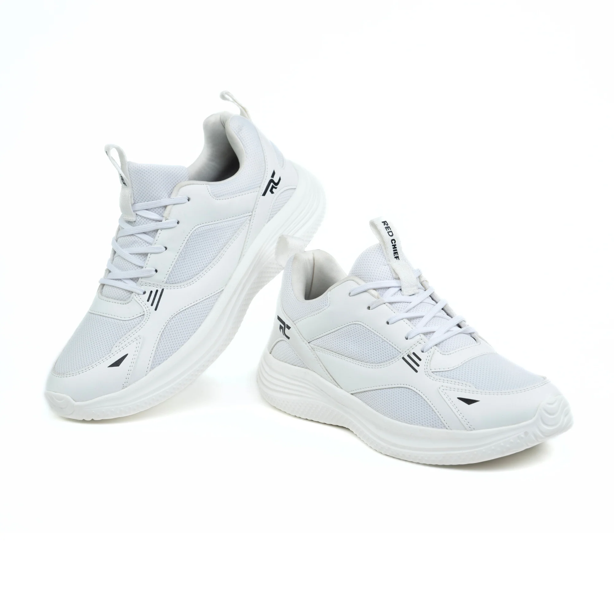 Red Chief Sports White Walking Shoes for Men  W7011 057 - Image 5