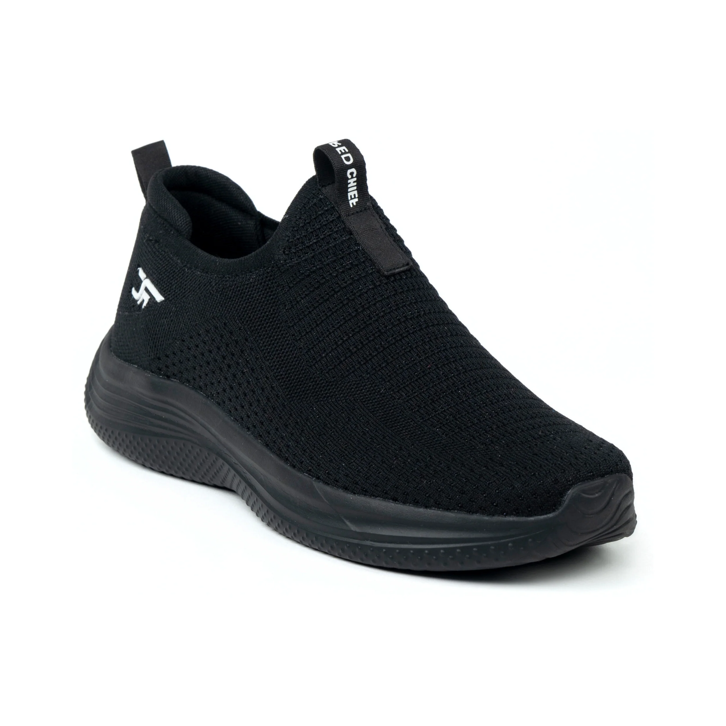 Red Chief Sports Black Walking Shoes for Men W7016 001 - Image 7