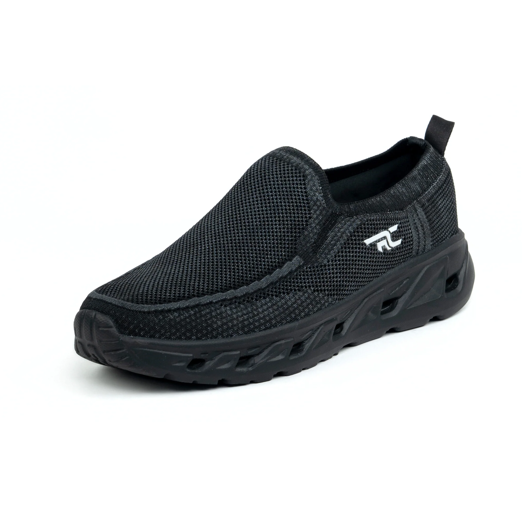 Red Chief Sports Black Walking Shoes for Men W7017 001 - Image 8