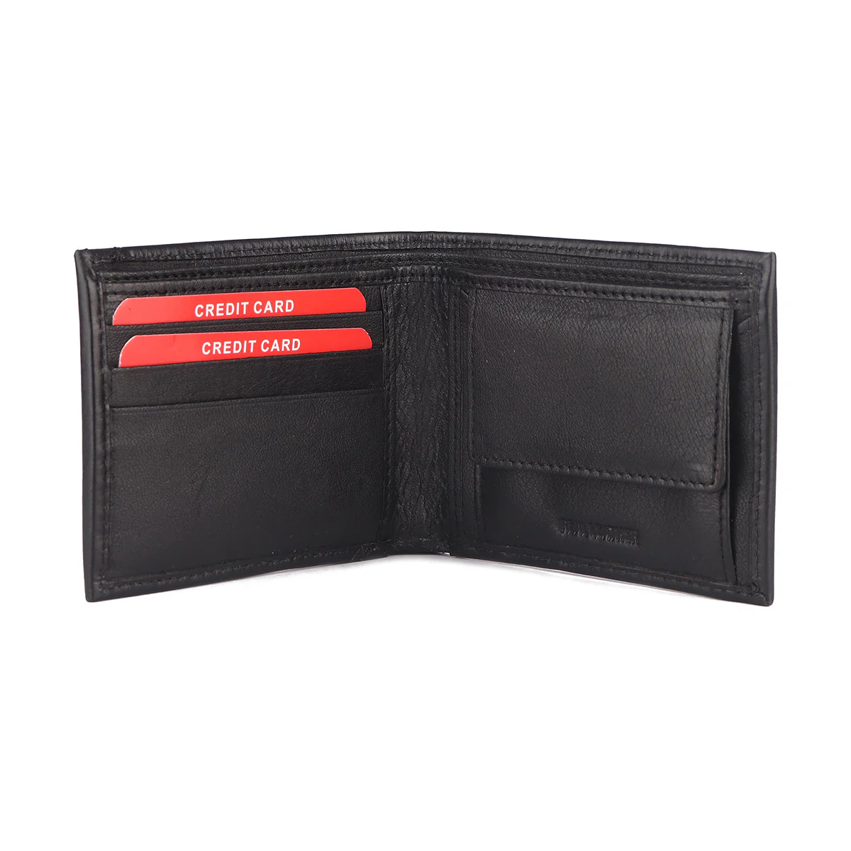 Red Chief Black Wallet for Men A90141 001 - Image 2